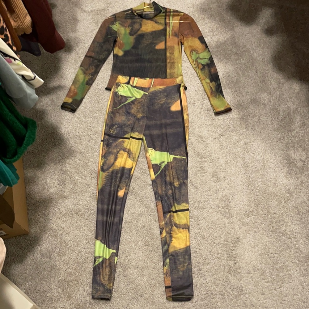 Camo Leggings & Bodysuit set